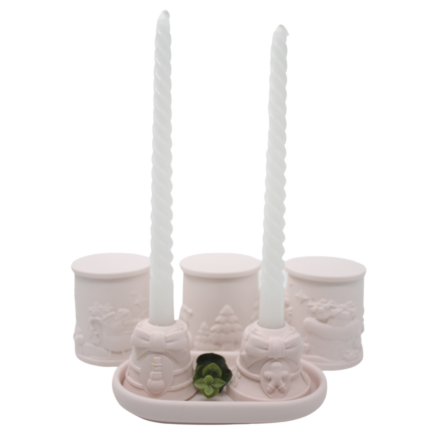 Candle Holder - Christmas Bells (set of 2)