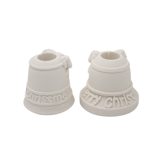Candle Holder - Christmas Bells (set of 2)