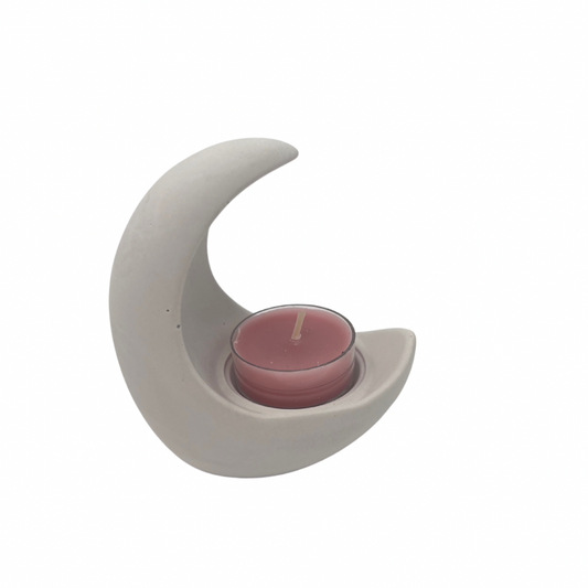 Candle Holder - Half Moon